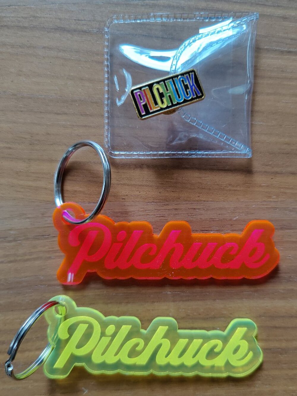 Pilchuck Glass School Pin & Keychain Bundle